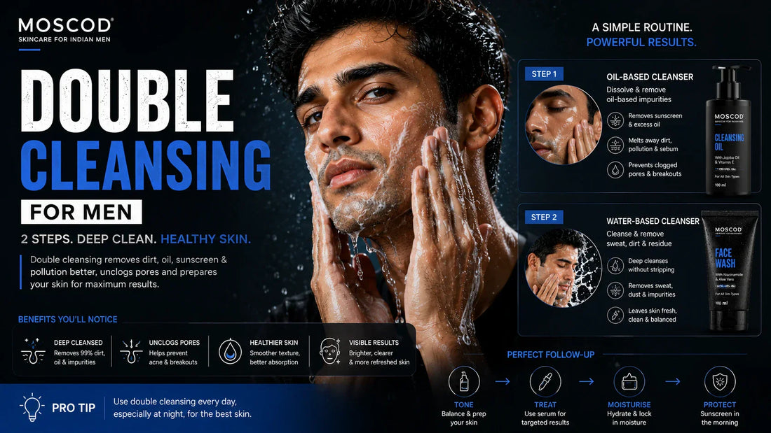 double cleansing for men