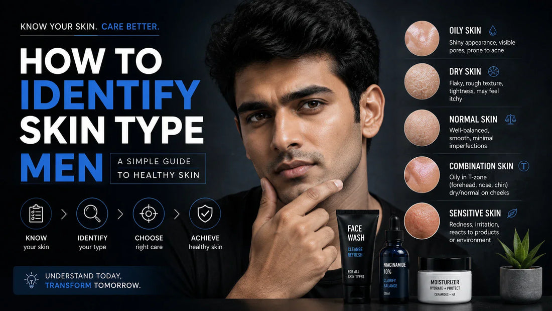 how to identify skin type men