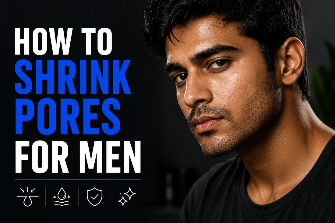 how to shrink pores for men
